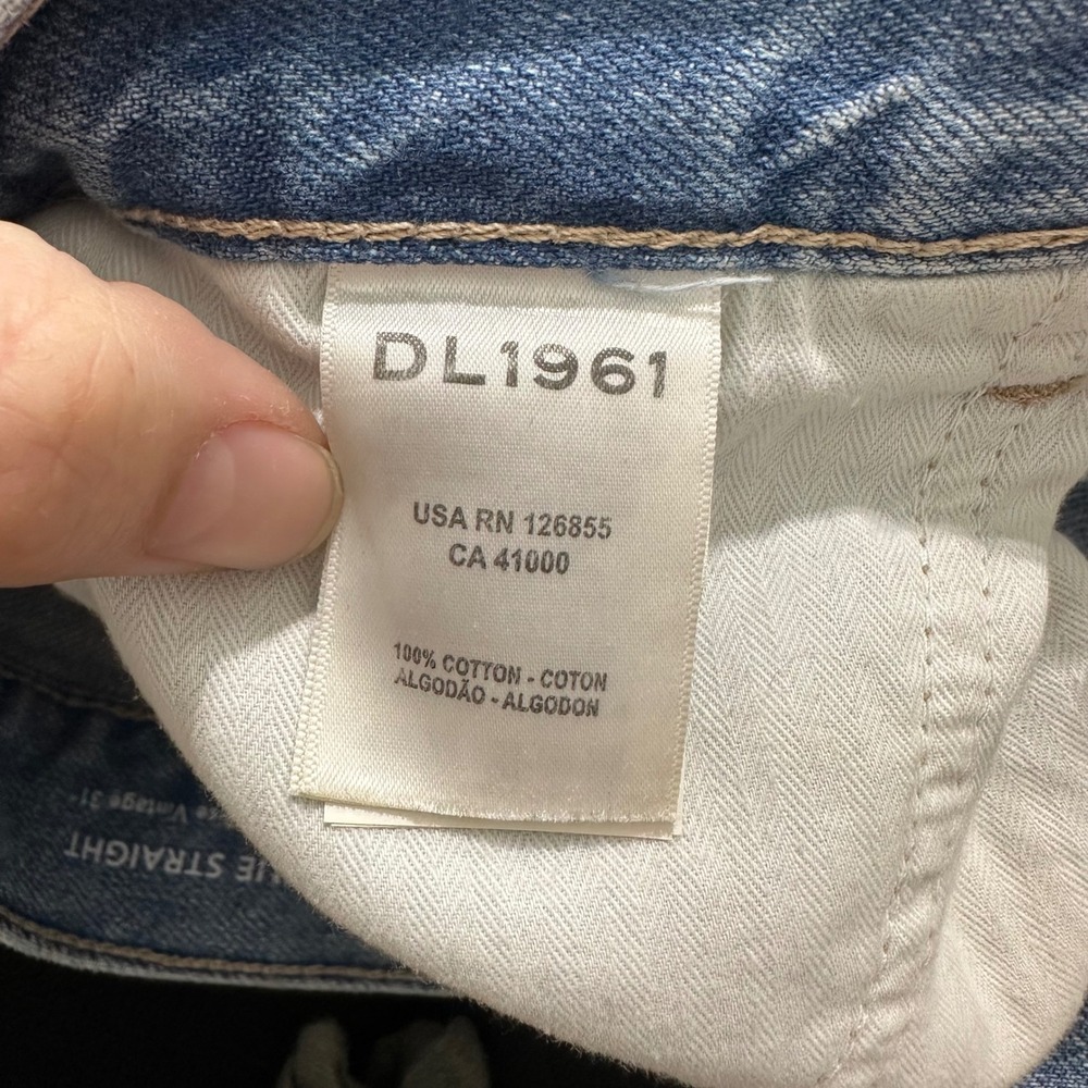 DL1961 Emilie Straight Ultra High Rise Vintage 31"‎ Sz 26 - Picture 9 of 11